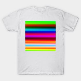 colorful rainbow abstract texture art T-Shirt